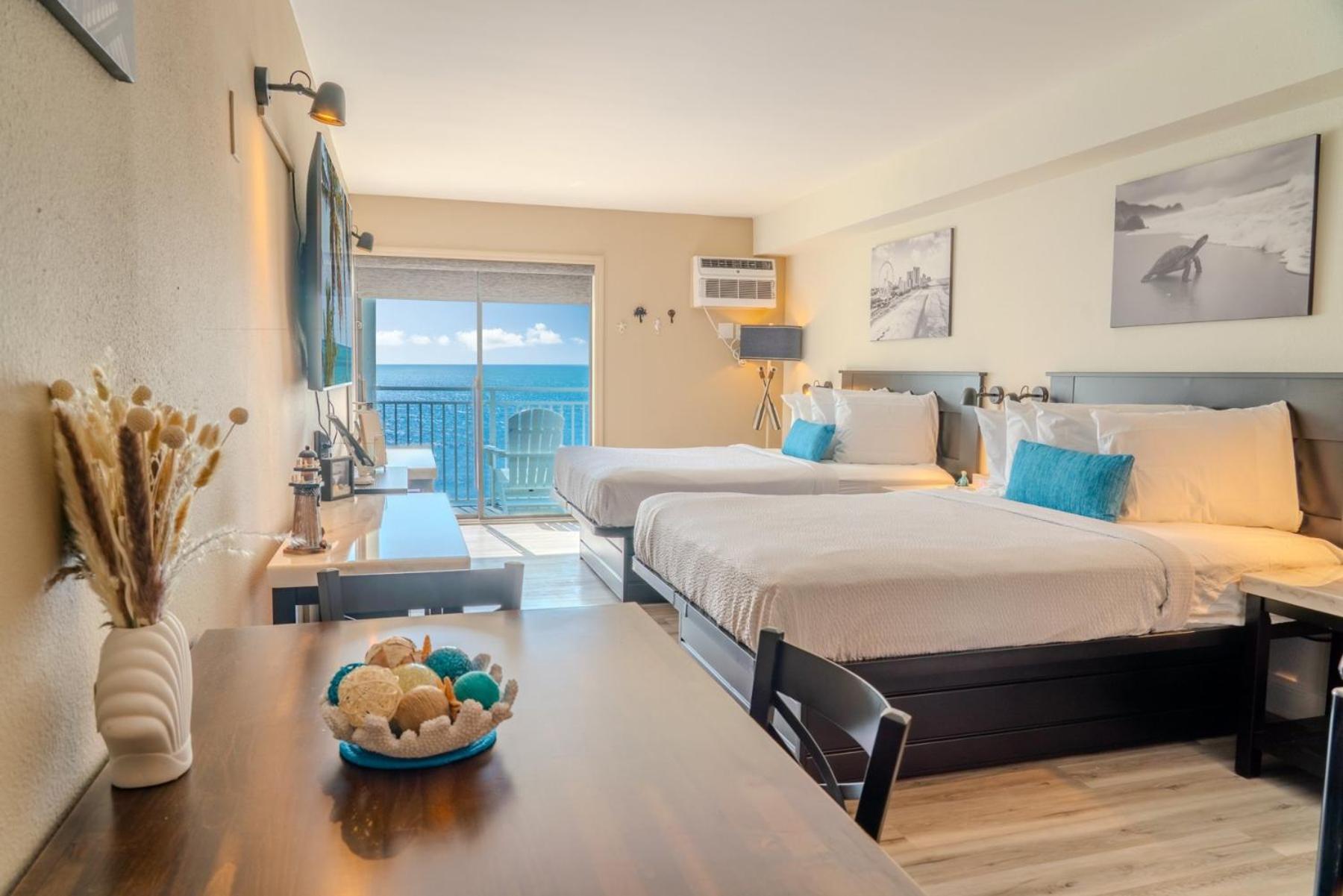 Beautiful Ocean Front Double Queen Suite - Sea Mist Resort 20905 - Perfect For 2-4 Guests! Myrtle Beach Buitenkant foto